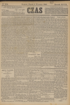 Czas. R.48, Ner 204 (6 września 1895)