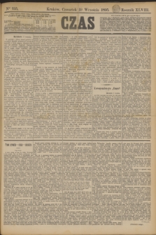 Czas. R.48, Ner 215 (19 września 1895)