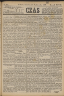 Czas. R.48, Ner 233 (10 października 1895)