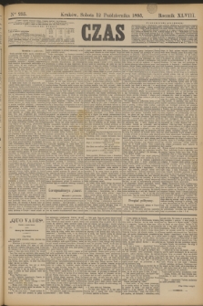 Czas. R.48, Ner 235 (12 października 1895)