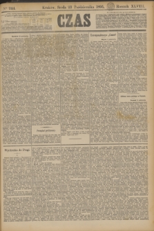 Czas. R.48, Ner 244 (23 października 1895)