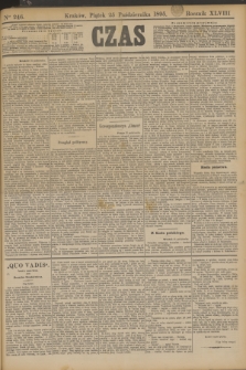 Czas. R.48, Ner 246 (25 października 1895)