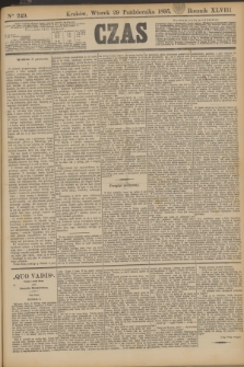 Czas. R.48, Ner 249 (29 października 1895)