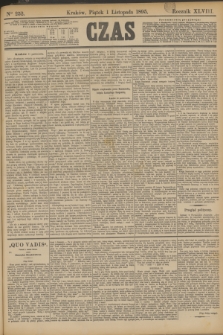 Czas. R.48, Ner 252 (1 listopada 1895)