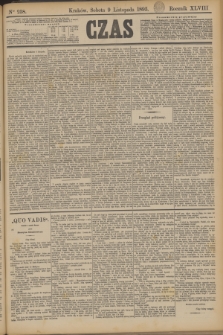 Czas. R.48, Ner 258 (9 listopada 1895)