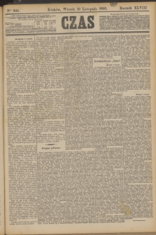 Czas. R.48, Ner 266 (19 listopada 1895)