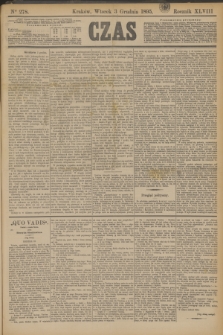 Czas. R.48, Ner 278 (3 grudnia 1895)