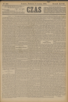 Czas. R.48, Ner 283 (8 grudnia 1895)