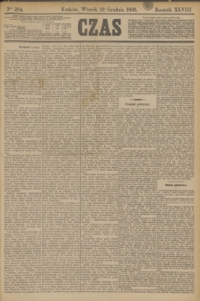 Czas. R.48, Ner 284 (10 grudnia 1895)