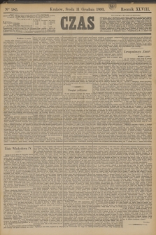 Czas. R.48, Ner 285 (11 grudnia 1895)