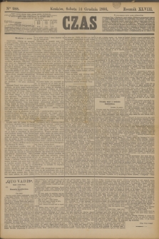 Czas. R.48, Ner 288 (14 grudnia 1895)