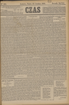 Czas. R.48, Ner 293 (20 grudnia 1895)