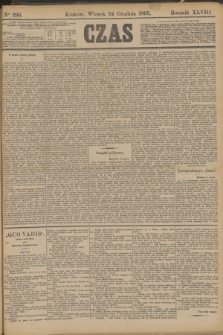 Czas. R.48, Ner 296 (24 grudnia 1895)