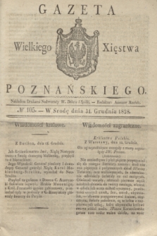 Gazeta Wielkiego Xięstwa Poznańskiego. 1828, № 105 (31 grudnia) + dod.