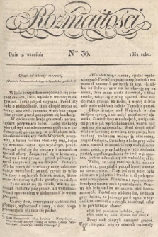 Rozmaitości : pismo dodatkowe do Gazety Lwowskiej. 1831, nr 36