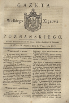 Gazeta Wielkiego Xięstwa Poznańskiego. 1832, № 209 (7 września)