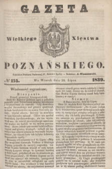 Gazeta Wielkiego Xięstwa Poznańskiego. 1839, № 175 (30 lipca)