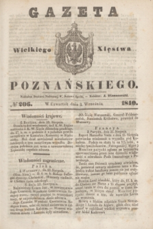 Gazeta Wielkiego Xięstwa Poznańskiego. 1840, № 206 (3 września)
