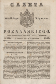 Gazeta Wielkiego Xięstwa Poznańskiego. 1840, № 236 (8 października)
