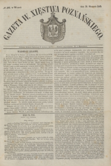 Gazeta W. Xięstwa Poznańskiego. 1845, № 192 (19 sierpnia)
