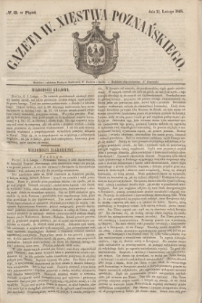 Gazeta W. Xięstwa Poznańskiego. 1848, № 35 (11 lutego)