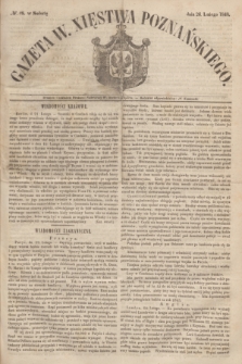 Gazeta W. Xięstwa Poznańskiego. 1848, № 48 (26 lutego)