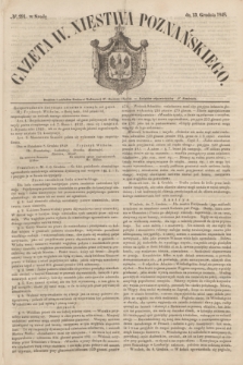 Gazeta W. Xięstwa Poznańskiego. 1848, № 291 (13 grudnia)