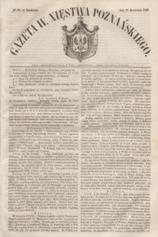 Gazeta W. Xięstwa Poznańskiego. 1849, № 99 (29 kwietnia)