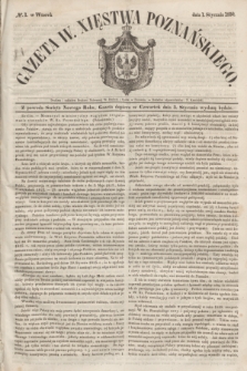 Gazeta W. Xięstwa Poznańskiego. 1850, № 1 (1 stycznia)