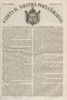 Gazeta W. Xięstwa Poznańskiego. 1850, № 11 (13 stycznia)