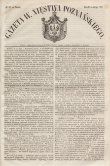 Gazeta W. Xięstwa Poznańskiego. 1850, № 37 (13 lutego)