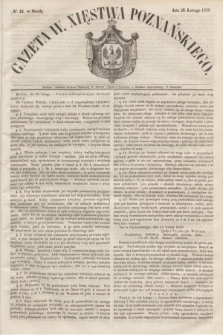 Gazeta W. Xięstwa Poznańskiego. 1850, № 43 (20 lutego)