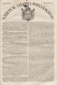 Gazeta W. Xięstwa Poznańskiego. 1850, № 67 (20 marca)
