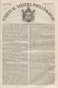Gazeta W. Xięstwa Poznańskiego. 1850, № 88 (16 kwietnia)