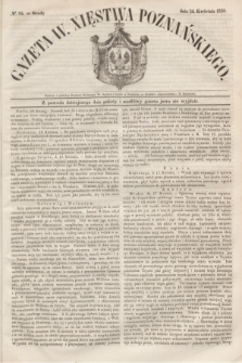 Gazeta W. Xięstwa Poznańskiego. 1850, № 95 (24 kwietnia)