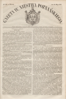 Gazeta W. Xięstwa Poznańskiego. 1850, № 110 (14 maja)