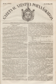 Gazeta W. Xięstwa Poznańskiego. 1850, № 111 (15 maja)