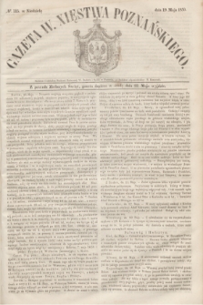 Gazeta W. Xięstwa Poznańskiego. 1850, № 115 (19 maja)