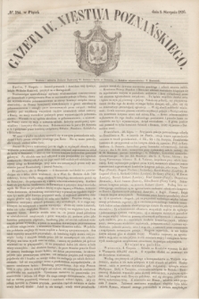 Gazeta W. Xięstwa Poznańskiego. 1850, № 184 (9 sierpnia)
