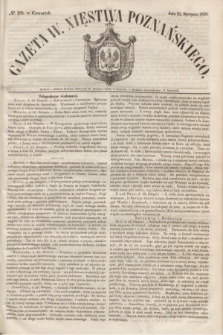Gazeta W. Xięstwa Poznańskiego. 1850, № 195 (22 sierpnia)