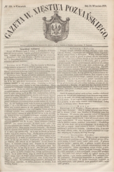 Gazeta W. Xięstwa Poznańskiego. 1850, № 219 (19 września)