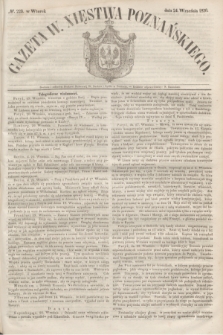 Gazeta W. Xięstwa Poznańskiego. 1850, № 223 (24 września)