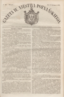 Gazeta W. Xięstwa Poznańskiego. 1850, № 265 (12 listopada)