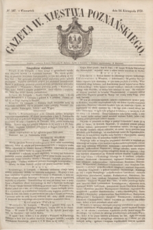 Gazeta W. Xięstwa Poznańskiego. 1850, № 267 (14 listopada)