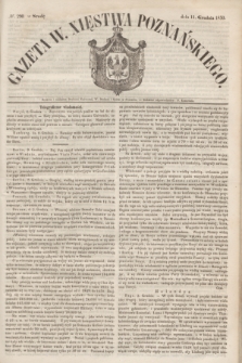 Gazeta W. Xięstwa Poznańskiego. 1850, № 290 (11 grudnia)