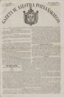 Gazeta W. Xięstwa Poznańskiego. 1856, nr 85 (11 kwietnia)