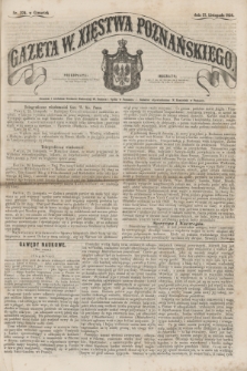 Gazeta W. Xięstwa Poznańskiego. 1856, nr 279 (27 listopada)