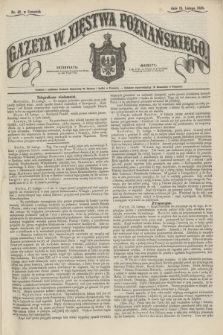 Gazeta W. Xięstwa Poznańskiego. 1858, nr 42 (18 lutego)