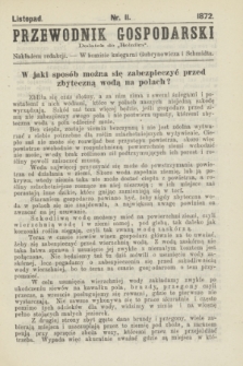 Przewodnik Gospodarski : dodatek do „Rolnika”. 1872, nr 11 (listopad)