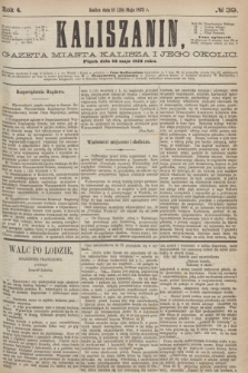Kaliszanin : gazeta miasta Kalisza i jego okolic. R.4, № 39 (23 maja 1873)